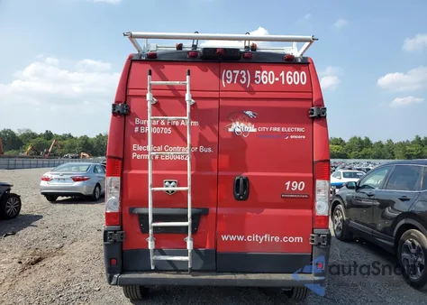 2021 Ram Promaster 2500 2500 High из США, поврежденный, VIN 3C6LRVCG2ME567923